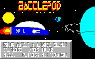 Battlepod title screen.